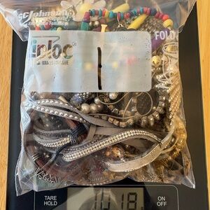 1KG Mixed Jewellery Lot - Untested, stones, beads, acc, earrings, etc LOT 1